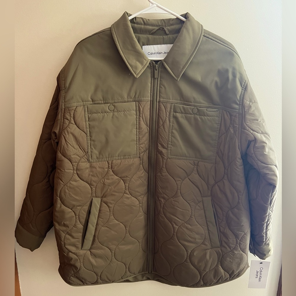 Calvin Klein lightweight spring jacket. NWT. XL